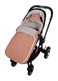 Kaiser 65783 Annabel Sommer Fußsack, 100% Baumwolle (Peach Bloom)