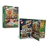 Mould King 10164 Adventskalender zum Herunterzählen 2024, 24 Überraschungen, für Jungen, Mädchen Weihnachts-Überraschungsbox Weihnachtsbaum Klemmbausteine Bausatz （694+Pcs）