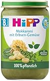 HiPP Bio Makkaroni mit Erbsen-Gemüse, 220g, 6er Pack (6x220g)