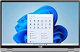 ASUS ZenBook 2-in-1 39,6 cm (15,6 Zoll) FHD-Touchscreen-Laptop | AMD Ryzen 7 5700U (Beat i7-1165G7) | 8 GB RAM | 256 GB SSD | Tastatur mit Hintergrundbeleuchtung | Windows 11 | Grau | mit USB 3.0 HUB