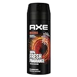 Axe Bodyspray Moschus Deo ohne Aluminium bekämpft geruchsbildende Bakterien und unangenehme Gerüche 150 ml 1 Stück