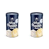 Multipower Whey Protein Shake Pulver 420g, Protein Pulver mit Vanille-Geschmack und Vitamin B6, ideal zur Regeneration des Körpers nach dem Sport (Packung mit 2)