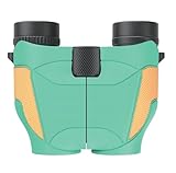 Mini Fernglas für Kinder & Erwachsene - Aurosports 15x25 Fernglas Klein für Vogelbeobachtung, kleine Ferngläser für Kinder 8-12 pädagogisches Lernen, Geschenke für Jungen Mädchen Sport - Grün