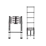 Teleskopleiter Verdickte Teleskopleiter Haushalt Gerade Leiter Schlafsaal Rolltreppe Rolltreppe Engineering Leiter