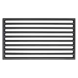 GFTIME Gusseisen Kaminrost Feuerrost Ofenrost 16 x 28 cm Gussrost für Kamin Aus Massivem Gusseisen, Ascherost für viele Kaminöfen, Öfen, 1 Stück