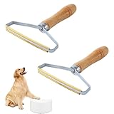 2 PCS Tragbarer Fusselrasierer,AQUILORA Fusselentferner Tierhaarentferner,Fusselbürste für Teppich, Kleidung, Sofa, Hundehaare, Katzenhaare, Wiederverwendbarer Lint Remover