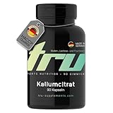 TRU Sports Nutrition | Kaliumcitrat 900-90 Kapseln - 900mg Kalium pro Tag - Hochdosiert - 100% Vegan | Herstellung & Laborprüfung in Deutschland
