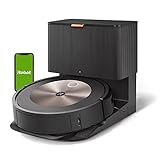 iRobot Roomba j7+ (j7556) WLAN-fähiger Saugroboter mit autom. Absaugstation, Objekterkennung und -vermeidung, Kartierung, 3-Stufen-Reinigung, gezielte Raum- oder Bereichsreinigung, Farbe: Espresso