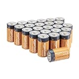 Amazon Basics Everyday Alkalibatterien, Typ D, 1,5 V, 24 Stück (Aussehen kann variieren)