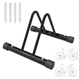 Wyxron Fahrradständer Boden, DIY Fahrradhalter Professional Fahrradhalterung Stahl Fahrrad Ständer Mit Abstandseinstellung/Mehrgliedriger Spleiß, für Mountainbike Rennrad MTB(1P)
