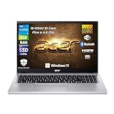 acer Extensa 15, Laptop Silver Intel i5-1334U 10 Core 3,5 GHz, RAM DDR5 8 GB, SSD NVMe 256 GB, Display 15,6 Zoll FHD, Notebook mit Win 11 Pro, Garantie Italien