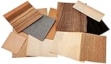 Backform Master sortiert Furnier Holz, braun, 100 g, 21 x 3 x 19 cm, Ausschnitte