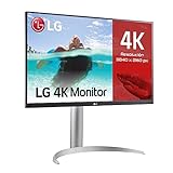 LG 4K UHD Monitor 27UP85NP-W.BEU 68,4 cm - 27 Zoll, IPS-Panel, AMD FreeSync, VESA DisplayHDR 400, schwarz weiß, 400 cd/m², Schwarz / Weiß