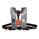Automatische Rettungsweste Secumar Survival 220 Harness hellgrau / grau / orange