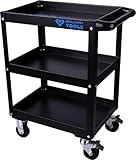 KS Tools TOOLS Service-Wagen [Powered by KS TOOLS] BT150900 Werkstatt Service-Wagen Schwarz 76, 3 x 44, 3 x 84, 3 cm (B x T x H)