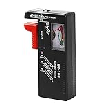 WUJUN Analoger Batterietester Multi Size Batterieprüfer für AA AAA C D 9V 1,5V Knopfzellenbatterien (benötigt keine Batterie für den Betrieb) (1)