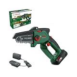 Bosch kompakter Akku-Baumsäge EasyChain 18V-15-7 (Zum Schneiden von Holz; 18 Volt System; Kettengeschwindigkeit: 6,95 m/s; mit 2,5-Ah-Akku und Ladegerät)