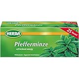 Herba Pfefferminze erfrischend minziger Pfefferminztee 25 Beutel 37g