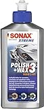SONAX XTREME Polish+Wax 3 Hybrid NPT (250 ml) kraftvolle Politur für matte, verwitterte und ungepflegte Lacke | Art-Nr. 02021000