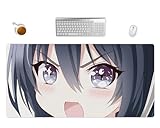 Anime XXL Manga Mauspad Groß - Hochwertiges Mousepad mit Rutschschutz, ideal für Anime-Gaming, 2 Größen Schreibtischunterlage zur Auswahl (80x40cm)