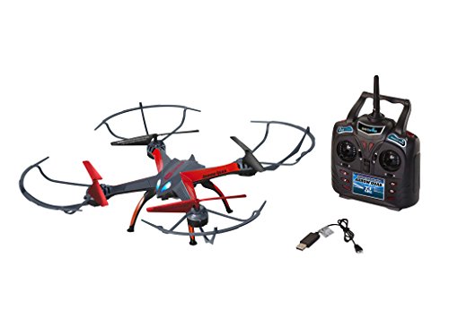 Revell Control RC Quadrocopter mit HD-Kamera, ferngesteuert mit 2,4 GHz Fernsteuerung, leicht zu fliegen durch Höhensensor, Gyro, wechselbarer Akku, Flip-Funktion, Geschwindigkeiten - ARROW QUAD 23897
