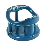 Dr. Schandelmeier Baby Badering Ergonomischer Badewannensitz Rutschfester Babywanneneinsatz Badesitz für die Badewanne oder die Dusche BPA-frei, Farbe:Blau-Türkis
