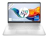 HP Laptop | 17,3 Zoll (43,9 cm) FHD IPS Display | Intel Core i7-1355U| 16 GB RAM | 1 TB SSD | Intel Iris Xe-Grafikkarte | Windows 11 Home | QWERTZ-Tastatur | Silber | mit HP Fast Charge