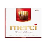 merci Finest Selection Große Vielfalt – 1 x 250g – Gefüllte und nicht gefüllte Schokoladen-Spezialitäten