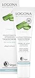 Bio Tagescreme von LOGONA Naturkosmetik für intensive Feuchtigkeit mit Bio Aloe Vera, Natürliche Gesichts-Creme bei trockener Haut, Vegane Pflege, 30ml