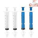 4PCS Nasenspüler für Babys,Baby Nasendusche,10ml Wiederverwendbare Nasenreiniger,Tragbares Säuglings-Nasenreinigungsspülgerät, Bunt Nasenspüler