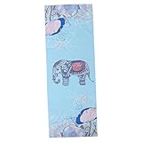ibasenice 1 Stück Doppelseitige Yogamatte Matten Yogamatte rutschfest Anti-Rutsch-Yogamatte Trainingsmatte rutschfeste yogamatte Doppelseitiges Vlies Blue
