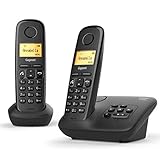 Gigaset A270A Duo Festnetz-Telefon schnurlos Anrufbeantworter DECT