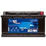 NRG Premium Autobatterie 12V 110AH 910A/EN Batterie ersetzt 100AH 95AH
