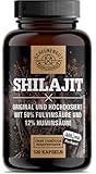 Shilajit Original Kapseln - WICHTIG: 10000mg Mumijo Shilajit verarbeitet pro Dosis (10:1 Extrakt) +50% Fulvinsäure +12% Huminsäure I Shilajit original -Laborgeprüft- SCHEUNENGUT®