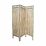 Alice's Home Klappbarer Paravent aus Bambus, Fidji, B 120 x T 3 x H 160 cm