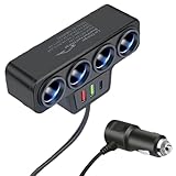 Multi-Port-USB-Autoladegerät, Multi-Port-Autoladegerät, 30-W-Multi-Port-USB-C-Ladeadapter mit QC 3.0-Anschluss | Fahrzeugladestation für Familienausflüge, z