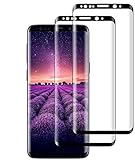 Schutzfolie für Panzerglas für Samsung Galaxy S8 Plus,3D Volle Bedeckung Panzerglasfolie, Ultra-klar, Anti-Kratzen, Anti-Öl, Displayschutzfolie Samsung S8 Plus-[2 Stück]