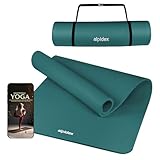 ALPIDEX Yogamatte Extra Dick 1,5 cm Gymnastikmatte 3 Größen E-Book rutschfest Phthalatfrei Fitness Matte Turnen Pilates Sport Physio HIIT Yoga Trainingsmatte Isomatte, Petrol, 190 x 80 x 1.5 cm
