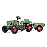 Rollykid rollyKid Fendt 516 Vario Trettraktor (mit Anhänger, Alter 2,5-5 Jahre, Heckkupplung, Drehschemellenkung) 13166