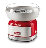 Ariete Zuckerwattemaschine Party Time 2973, für Zuckerwatte aus Kristallzucker oder für Hartkaramellen, inklusive Spender und 4 Hütchen, 500 W, Rot