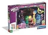 Clementoni Puzzle Inside Out 2 104 Stücke für Kindern 6-8 Jahre, Cartoon, Geschenk für Kinder, Puzzle für Kinder, Made in Italy, 25073