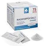 Nasenspülsalz zur Herstellung einer isotonen Lösung: Zur Nasendusche bei Erkältungen und bei Pollenallergie, 75 Beutel