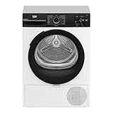 Beko BM3T37240W Wärmepumpentrockner, 7 kg Fassungsvermögen, 15 Programme, Schontrommel, Weiß