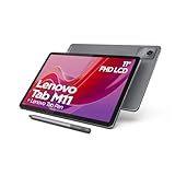 Lenovo Tab M11 – Tablet mit Touchscreen 11 Zoll WUXGA (Prozessor MediaTek Helio G88, 8 Kerne, 4 GB RAM, eMMC 128 GB, Tab Pen, Android 13, WiFi + Bluetooth) – Luna, Grau