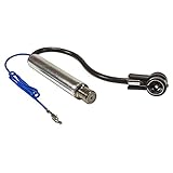 tomzz Audio 1503-000 Antennenadapter mit Phantomeinspeisung kompatibel mit Audi Seat Skoda VW bis 2005 auf ISO