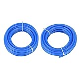 TOTITOM 2 x 4 mm Rasentrimmerschnur, blau, Nylon, runde Trimmerschnur, professionelle Trimmerschnur für die meisten Rasenmäher, Bauernhöfe (5 m)