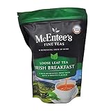 McEntee's Irish Breakfast Tea - 250g Bag - Irische Mischung aus Ceylon- und Assam-Tees -Früchstückstee lose – Kräftige Schwarzteemischung