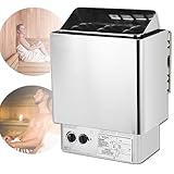 Saunaheizkörper, Saunaheizkörper, Tragbarer Saunaheizkörper, Timer 3H mit Sauna Thermo-Hygrometer (8KW)