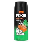 Axe Bodyspray Jungle Fresh Deo ohne Aluminium sorgt 48 Stunden lang für effektiven Schutz vor Körpergeruch 150 ml