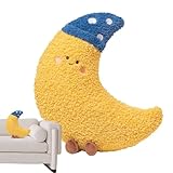 Sonnenkissen, Halbmondkissen - Weiches Zierplüsch, Ergonomisches Kissen für Lendenwirbelstütze, Schlaf, Schwangerschaft, Nackenentlastung für Baby Frauen
